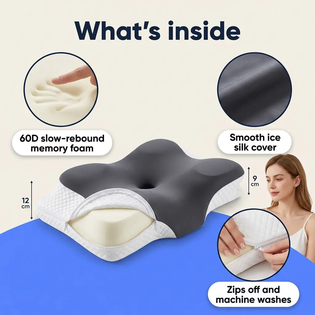 ARIA - Ergonomic Butterfly Pillow