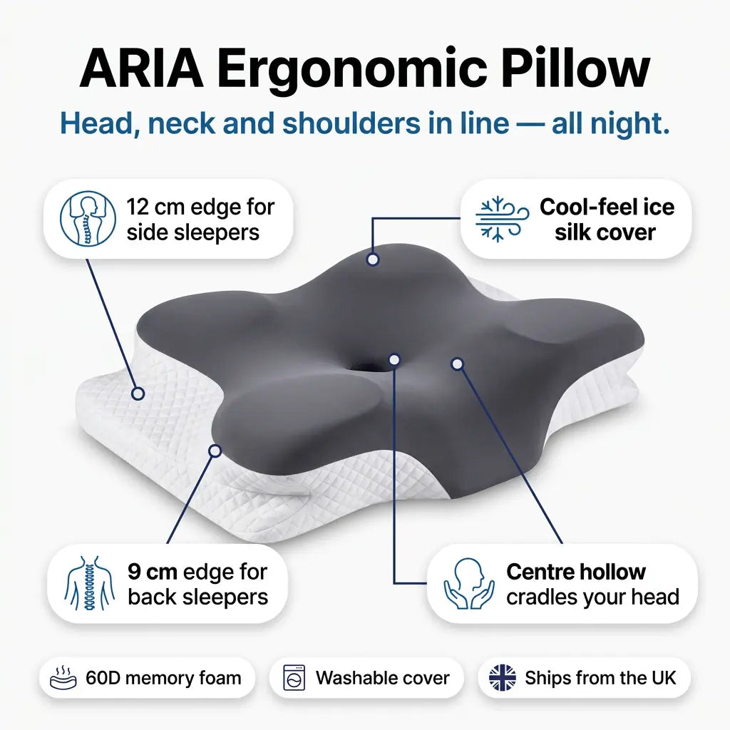 ARIA - Ergonomic Butterfly Pillow